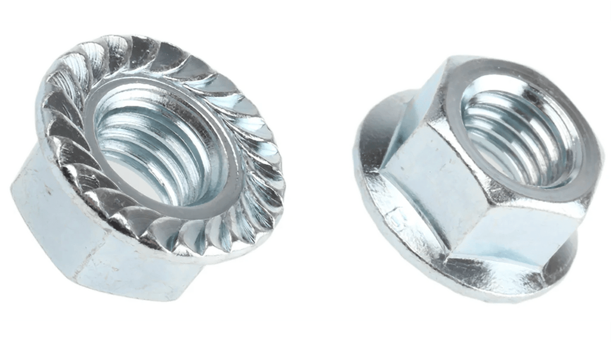 Dado Esagonale Flangiato Zigrinato – DIN 6923 ISO 4161 - vitfer_store