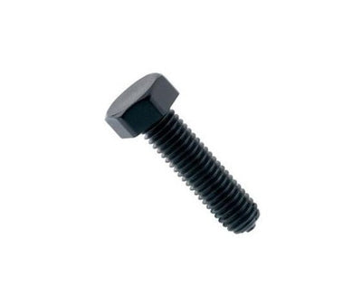 Bullone Testa Esagonale Passo Fine UNI 5740 - Nero Totale Filetto