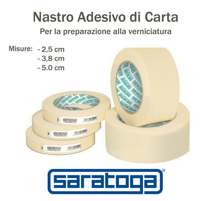 Carta Gommata Saratoga – Nastro Adesivo in Carta per Imballo e Mascheratura - vitfer_store