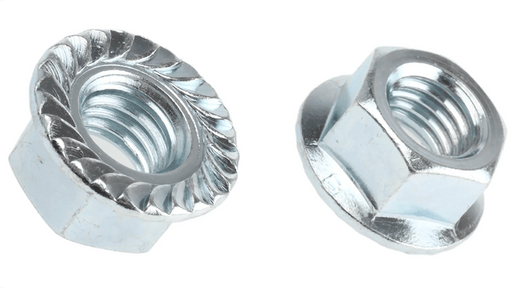 Dado Esagonale Flangiato Zigrinato – DIN 6923 ISO 4161 - vitfer_store